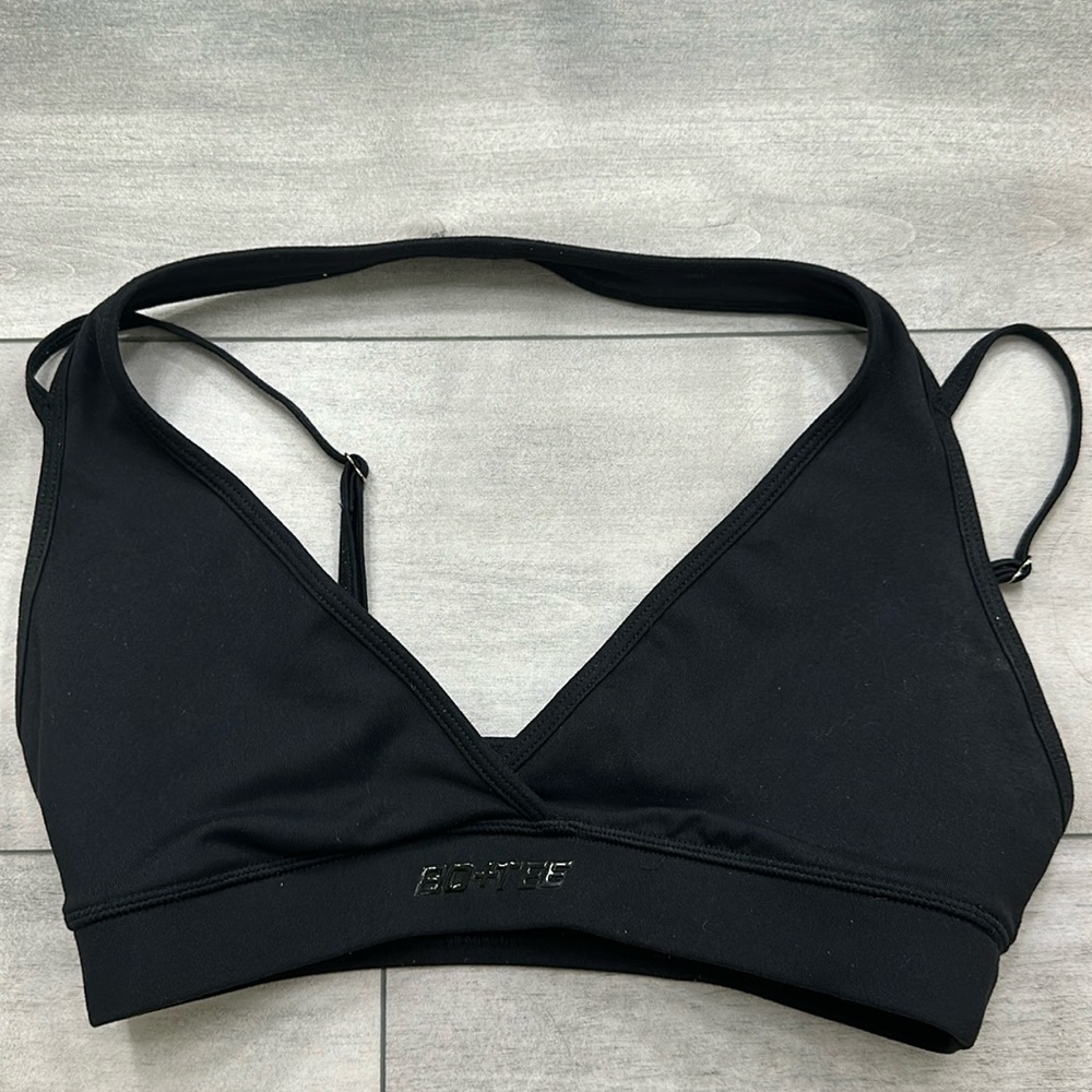 Courage - Plunge Neck Wrap Over Sports Bra